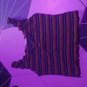 Cute back//rainbow striped tank top